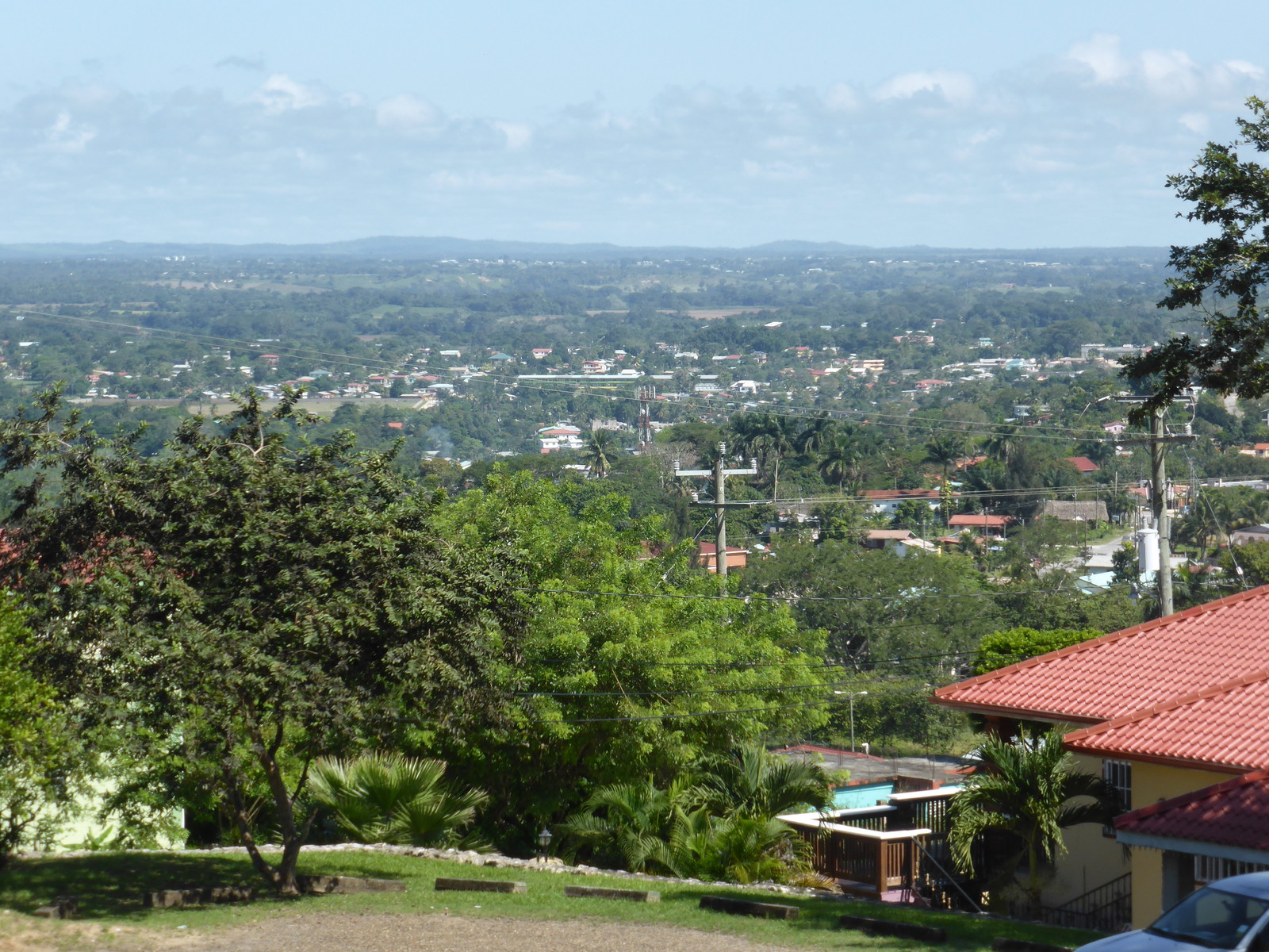 Looking north to San Ignacio from Cahal Pech