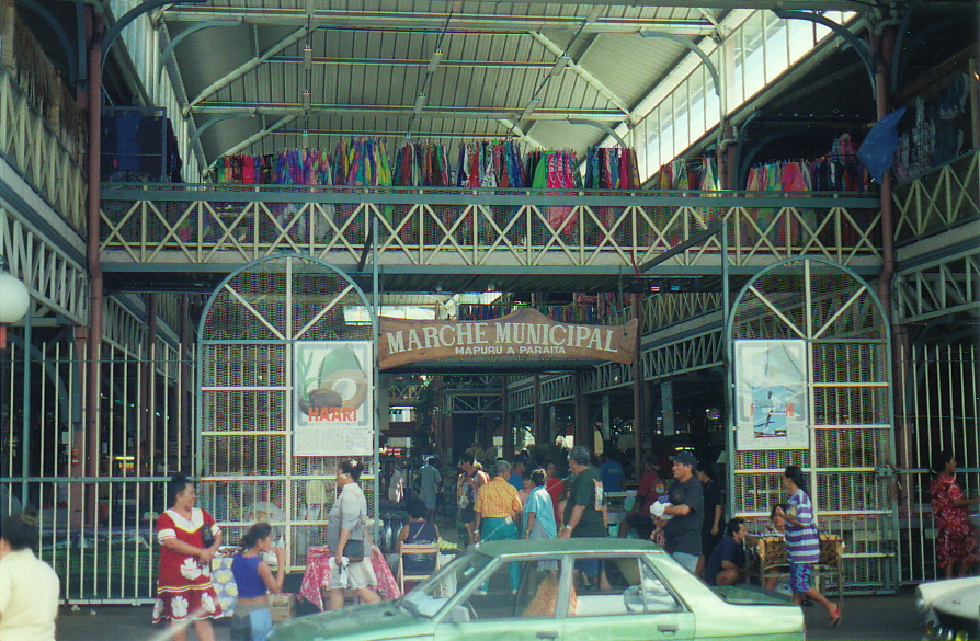 Marché du Papeete - A Picture from Tahiti, French Polynesia - Travel ...