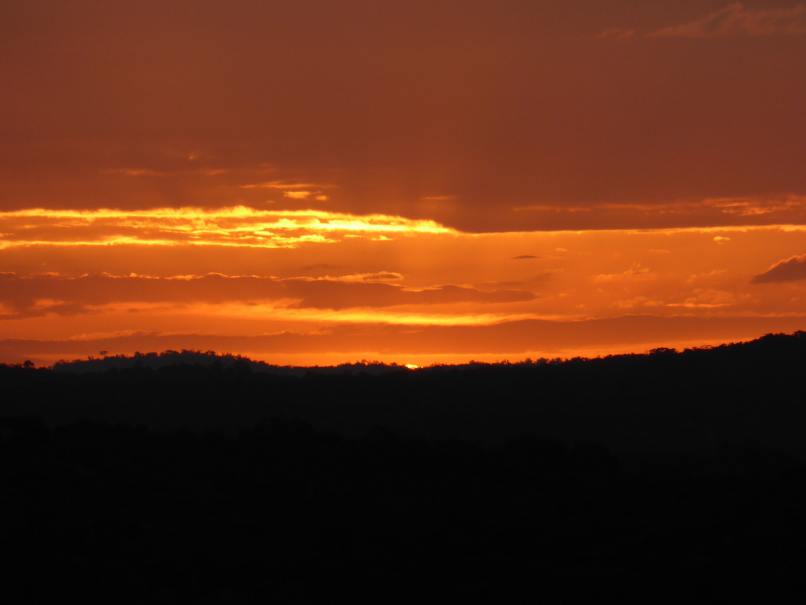 The sunset from Temple IV