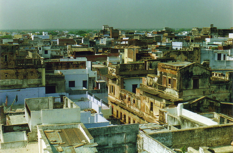 Varanasi city roofs