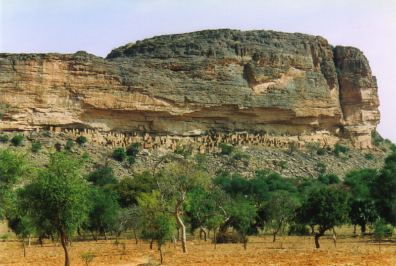 The Dogon village of Teli