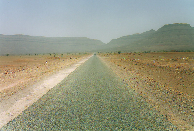 A road disappearing into the distance