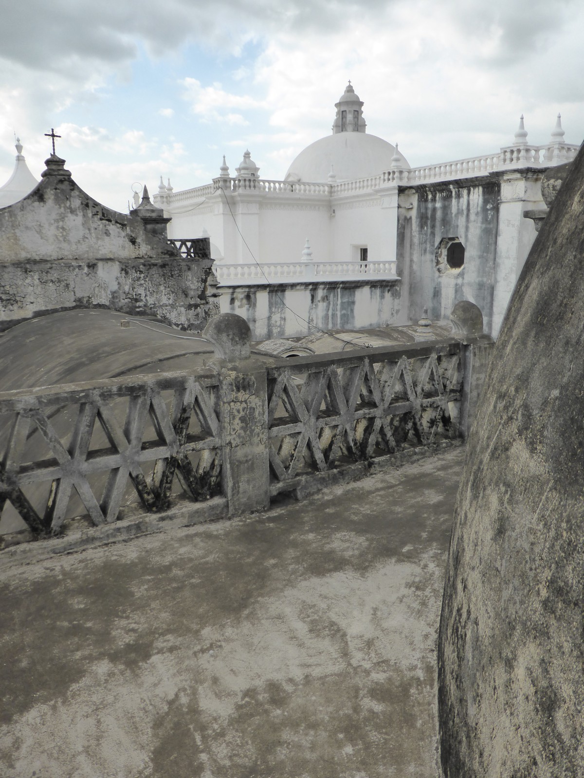 On the cathedral roof