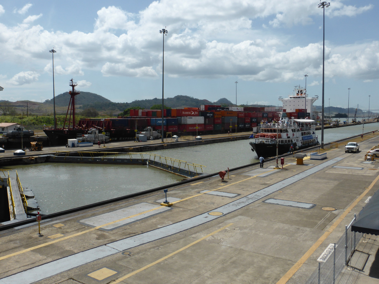 A Picture from Miraflores Locks, Panama - Travel Writing