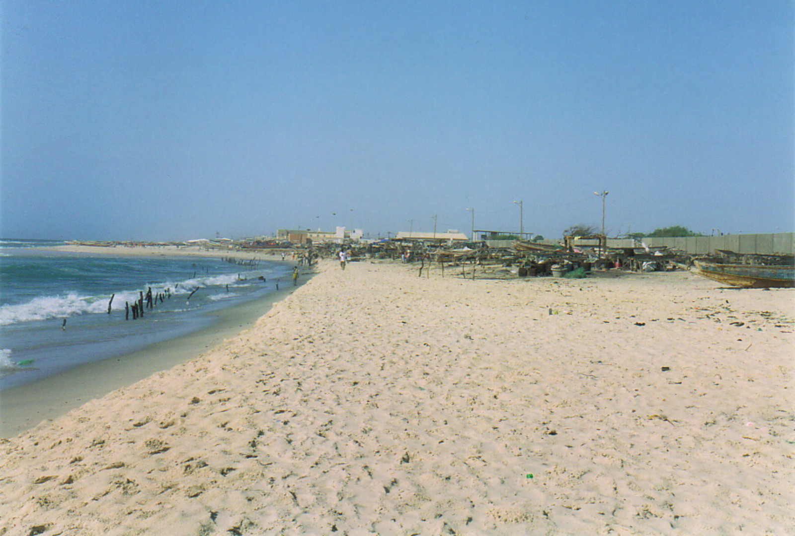 The beach at St-Louis