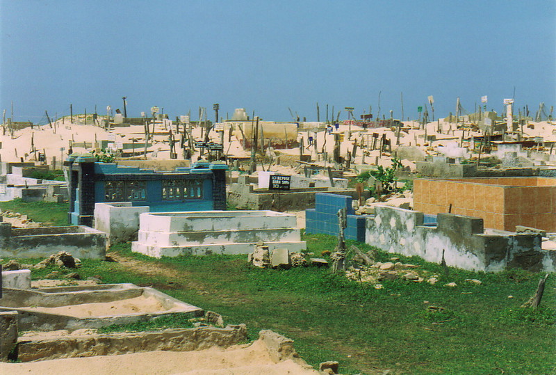 A fisherman's graveyard near St-Louis