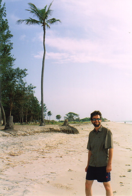 Mark on the beach at Palmarin